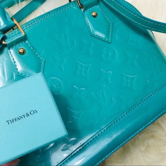 SOLD Louis Vuitton Alma BB Monogram Vernis Bleu - Picture 16 of 16